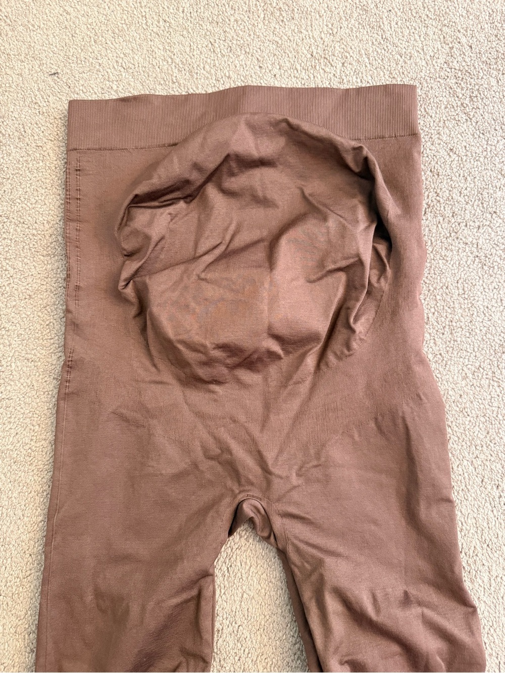 NWOT BLANQI Maternity/Postpartum Leggings Set in Brown and Black - Picture 6 of 9